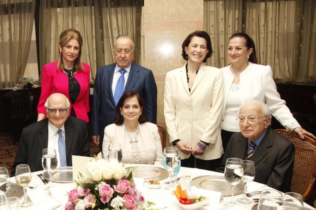حضور السيدة سليمان حفل تكريم الاعلاميين اللبنانيين